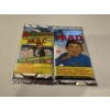 Image 1 : 2 - Rare 1992 Unopened Wax packs Of Mad Magazine Trading Cards - 11 Cards Per pack