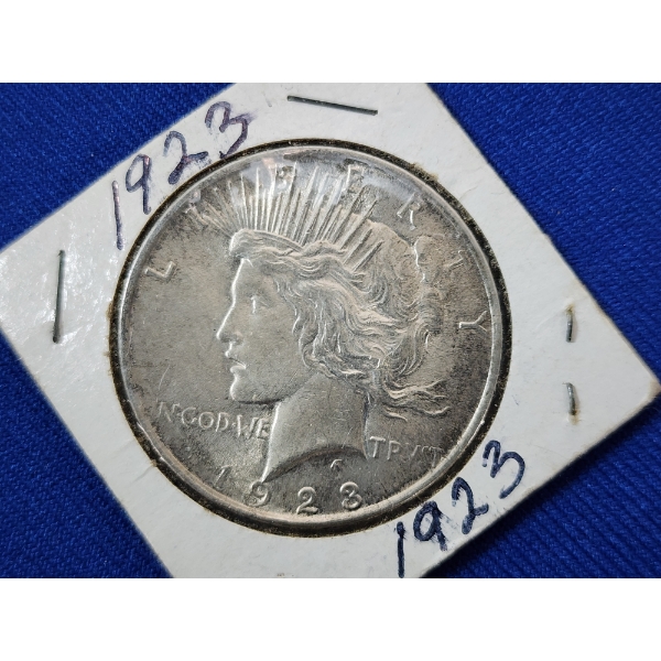 1923 90% Silver Peace Dollar