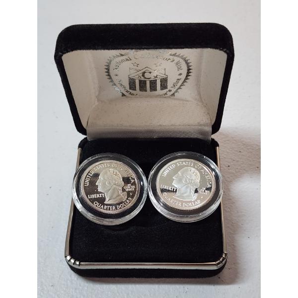Two Proof-Like 2004 Washington D.C. 90% Silver Quarters