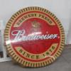 Image 2 : MASSIVE  Budweiser 55 Inch Bottle Cap Sign - See Description & Pictures