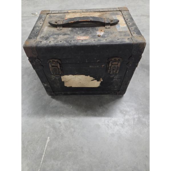 Unique Vintage Motion Picture Equipment Box With Key 