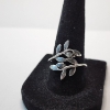 Image 1 : Sterling Silver "Olive Leaf" Wrap Ring - Size 8- TW: 2.5g