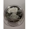 Image 1 : 2000 U.S. 4 Ounce .999 Fine Silver Walking Liberty Round Coin - Mint Condition - Limited Edition