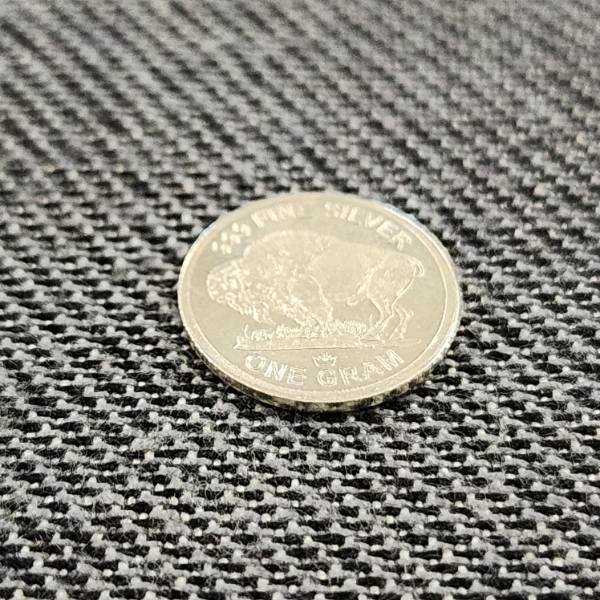 One Gram .999 Fine Silver Buffalo Round