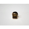 Image 1 : Small 10K Gold "NRM" Pin / 10K Pin Weight: 1.1g / Total Weight: 2.9g