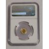 Image 2 : NGC MS 70 Gold Day of the Dead Rose 1/200th Gold  - Skull - Private Issue - Graded Coin