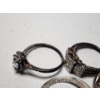 Image 7 : Five Assorted Sterling Silver Rings TW: 17.7g