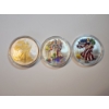 Image 2 : The Washington Mint: 3 2005 Silver American Eagle Coins - Nice Collectible Set! 