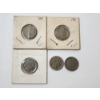Image 1 : Five Assorted U.S. Nickels: 1905, 1910 & 1911 "V" / 1930 & Unknown Year Buffalo Nickels 