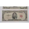 Image 5 : Series 1953 B, 1953 C $2 Red Seal Bank Notes & 1953 B $5 Red Seal Bank Note - Face Value: $11.00