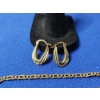 Image 4 : Lot of 14K Gold Jewelry - Bracelet, Earrings, Ring - Total Weight: 4.4g 