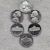 Image 1 : United States Jefferson Nickel Proof Coins (1973-1977) FV: $.30