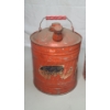 Image 2 : Vintage Delphos 2 Gallon Galvanized Steel Gas Can & Other Vintage Gas Can