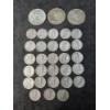Image 2 : (3) Half Dollars (1) Kennedy, (2) Walking Liberties, (28) Mercury Dimes - all 90% Silver Coins