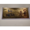 Image 2 : Rare Homer Simpson Gold Foil .999999 - 24K Gold Note In Protective Holder - Mint Condition