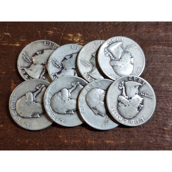 $2.00 Face Value in Assorted 90% Silver United States Quarters