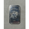 Image 1 : John Wick Ens Causa Sui Continental Bar 1 oz Silver .999 Fine Lion Shield Rays