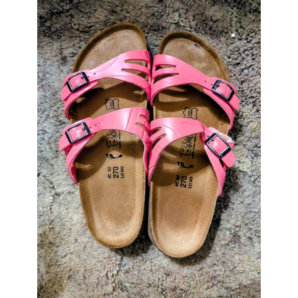Pink Like New Size 42 Birkenstocks