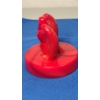 Image 5 : Vintage Fenton Red Art Glass Bicentennial Eagle Paperweight  
Dimensions: 4" x 3.75"