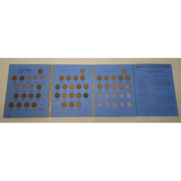 Partially Filled Canadian Small Cent Whitman Collection Book - $0.41 CAD 
