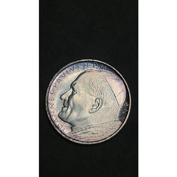 1979 VATICAN 83.5% SILVER 500 LIRE JOHN PAUL II - ASW: 0.2946 oz