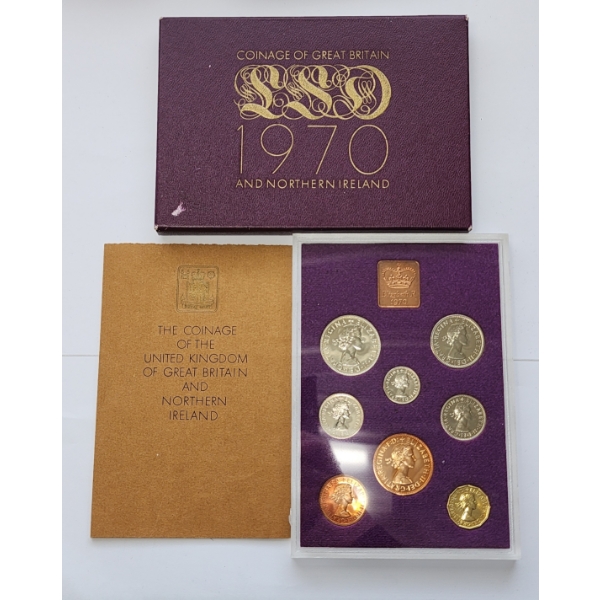 1970 Coinage of Great Britian and Northern Ireland Proof Set