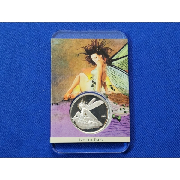 Limited Edition Ivy the Fairy Proof Coin 1 troy oz 999 Fine Silver - in Nice Coin Slab