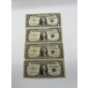 Image 1 : Four U.S. One Dollar Silver Certificates
