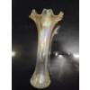 Image 1 : Fabulous Condition 11'' Pearlescent Gorgeous Vintage Carnival Glass Vase 