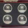 Image 4 : Bradford Authenticated 50th Anniversary Apollo Race to the Moon Silver-Plated Coin Collection
