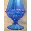 Image 2 : Fabulous Vintage 25'' Viking Brilliant Blue Swung Vase In Excellent Collectable Condition!