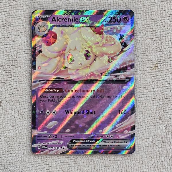 Alcremie ex 075/159 Holo Rare Pokémon Trading Card
