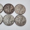 Image 4 : 10 Assorted Years United States 90% Silver Walking Liberty Half Dollars - Face Value: $5.00
