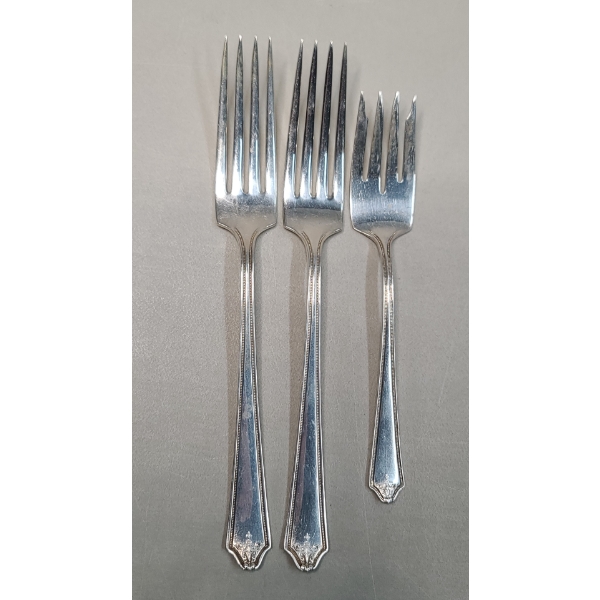 (3) Pcs Of Sterling Silverware - Total Weight: 111.4g