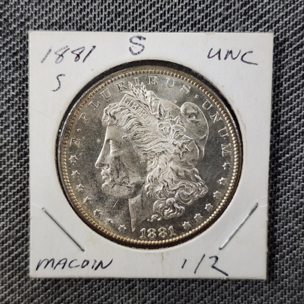 United States 1881-S Morgan 90% Silver Dollar ~ Higher Grade Uncirculated Coin!