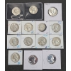 Image 1 : Assorted Pre '64 90% Silver Washington Head Quarters In Coin Holders - Face Value: $3.50