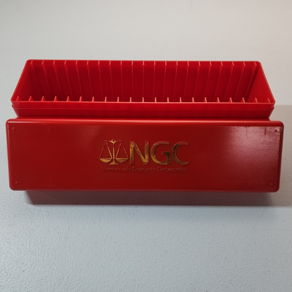 NGC Red Coin Slab Holder - Holds 20 Standard NGC Slabs 