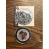 Image 2 : 1 Ounce Fine Silver - 2018 African Lion Coin - 5000 Francs CFA - With Certificate - Republic of Chad