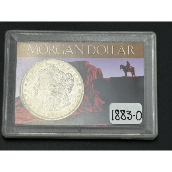 1883-O Morgan Silver Dollar in 2020 Whitman Publishing Holder - 90% Silver