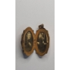Image 2 : 10K Yellow Gold Locket With Beautiful Cameo - Weight: 3.4g