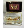 Image 2 : Glass Jewelry Box with Pins Inside - Leopard Pins 