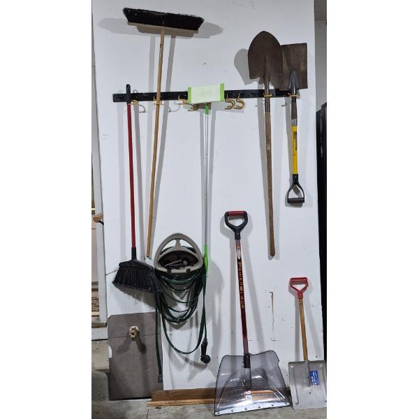 All Yard Tools As ShownHanging In Garage
