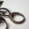 Image 4 : Three Unique Sterling Silver Statement Rings, Various Sizes - Total Weight: 21.4g