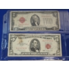 Image 2 : United States $2, $5, and $10 Bank Notes - See Description! 