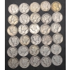 Image 1 : Assorted Years/Mint Marks United States 90% Silver Mercury Dimes - Face Value: $3.00