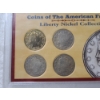 Image 11 : Three US Coin Displays - Coins of American Frontier, WWII Silver Nickel Set & Last 5 Liberty Nickels