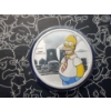 Image 1 : Homer Simpson 1/2 oz .9999 Fine Silver Colorized Coin - The Perth Mint Australia