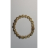 Image 2 : 14K Yellow Gold 7.5" Filigree Heart Bracelet - Weight: 10.1g