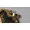 Image 6 : 14K Yellow Gold Two-Tone Heart-Shaped Textured Locket Pendant - Weight: 2.2g