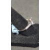 Image 3 : 10K White Gold Opening Setting Ring With Side Accent Diamonds - Size 7 - Weight: 2.0g